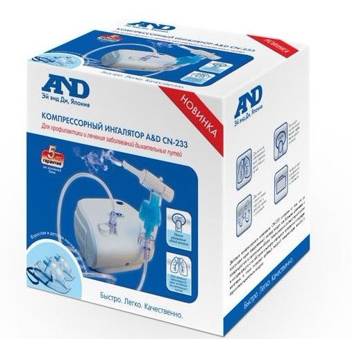 картинка Ингалятор A&D CN-233 компрессорный