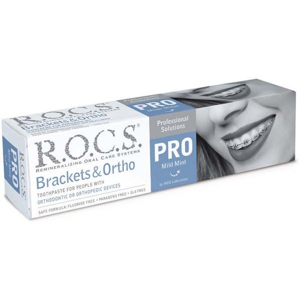 картинка Зубная паста Рокс PRO Brackets & Ortho, 135 гр