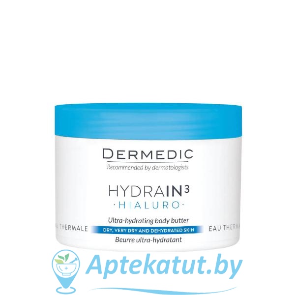 картинка Дермедик Hydrain3 Ультра-увлажняющее масло для тела, 225мл