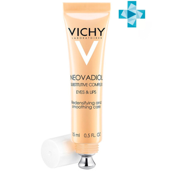 картинка VICHY (Виши) Neovadiol (Неовадиол) Крем-уход для контура глаз и губ для кожи в период менопаузы, 15 мл
