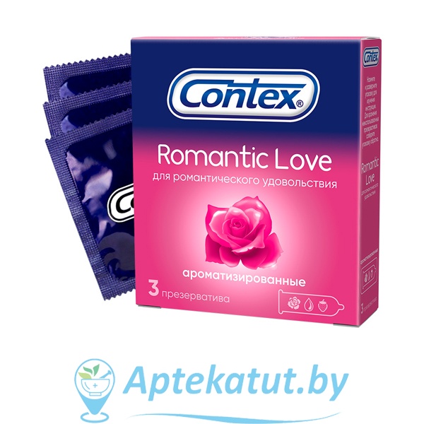 картинка Презервативы Contex® Romantic Love, ароматизированные, 3 шт.