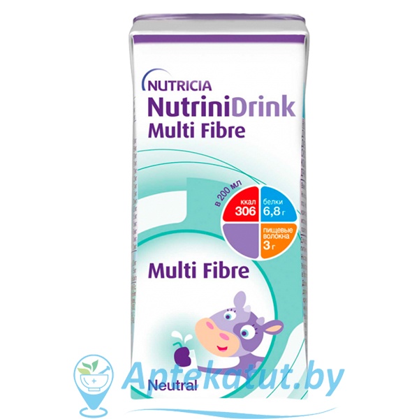 картинка НУТРИНИдринк с пищ. волокнами (тетрапак) 200мл