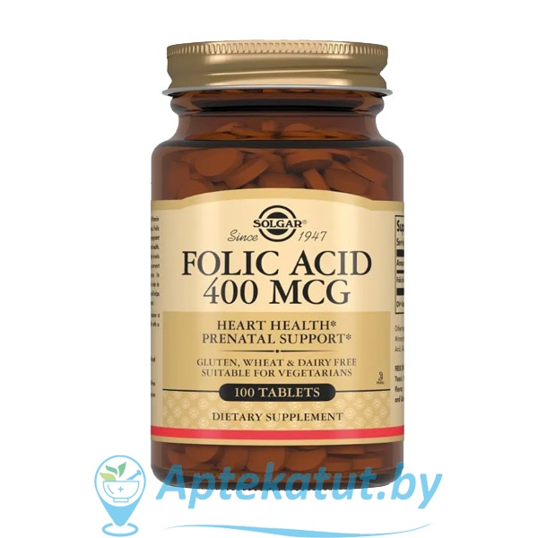 картинка Солгар (Solgar) Фолиевая кислота табл. №100 БАД