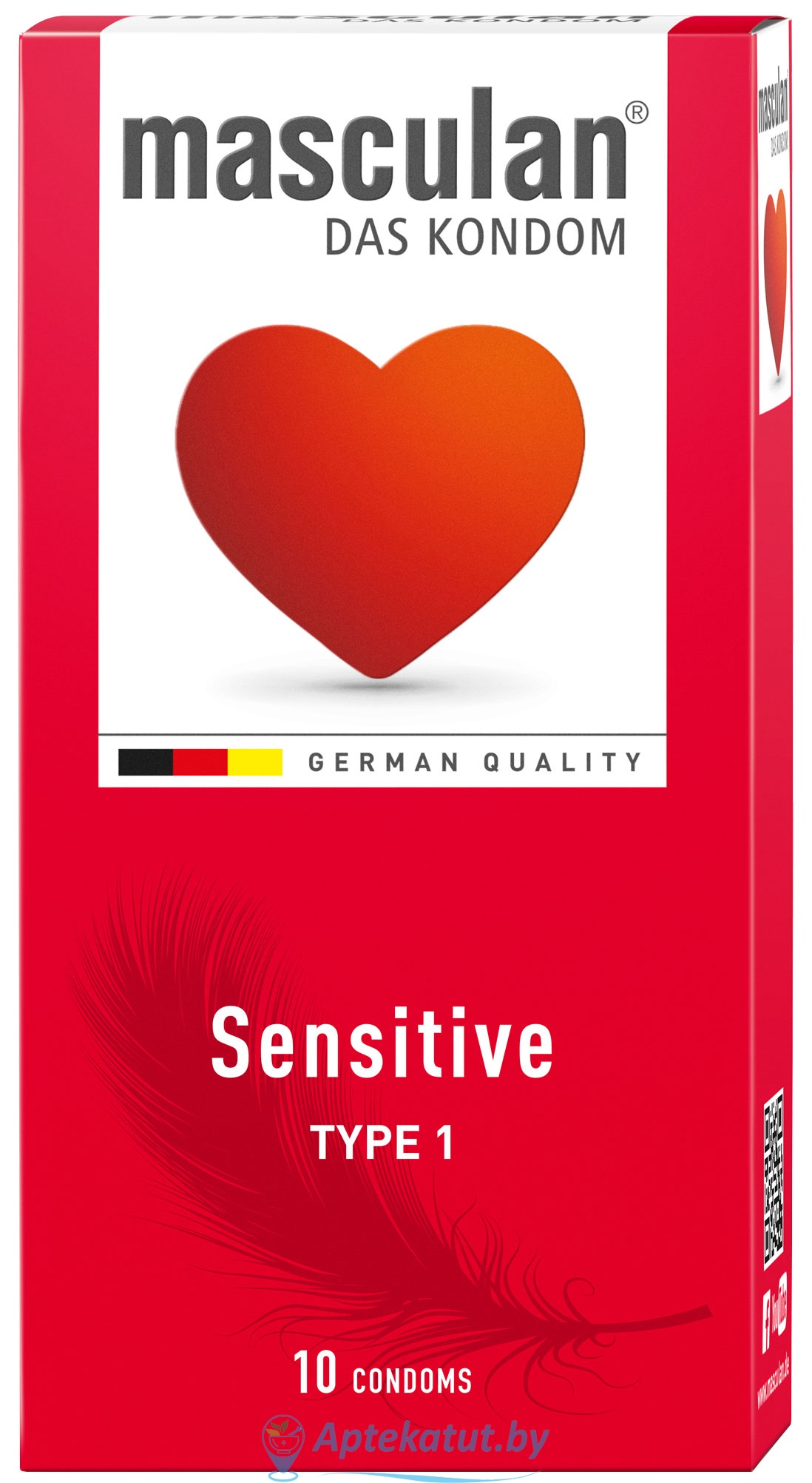 картинка Презервативы Masculan Sensitive Plus (нежные) №10