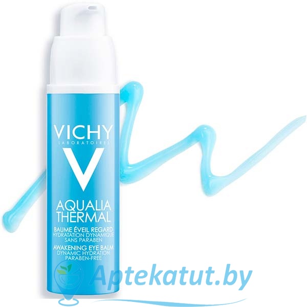 картинка VICHY (Виши) AQUALIA THERMAL (Аквалия Термаль) Пробуждающий бальзам для контура глаз, 15 мл