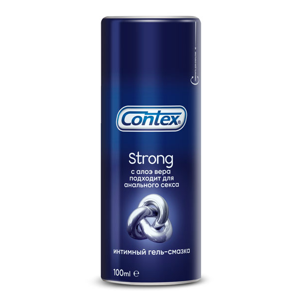 картинка Contex гель-смазка "Strong", с экстрактом алоэ вера, 100 мл