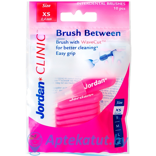картинка Межзубная щетка (XS) для взрослых  Jordan Clinic Brush Between