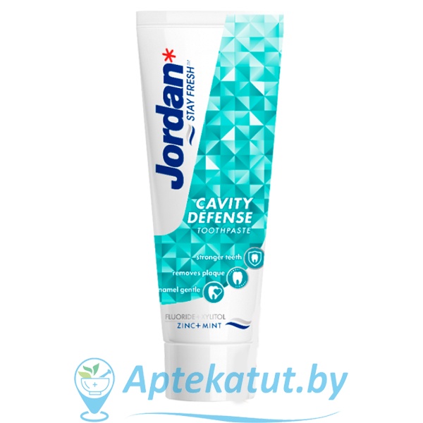 картинка Зубная паста Jordan Cavity Defence, 75 мл