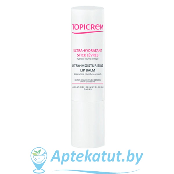 картинка ТОПИКРЕМ (TOPICREM) HYDRA+ Ультра-увлажняющий бальзам для губ, 4 г