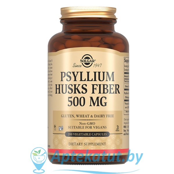 картинка Солгар (Solgar) Псиллиум пищевые волокна капсулы №200 БАД