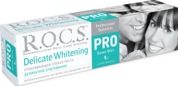 картинка Зубная паста Рокс PRO деликатное отбеливание Sweet Mint 135г