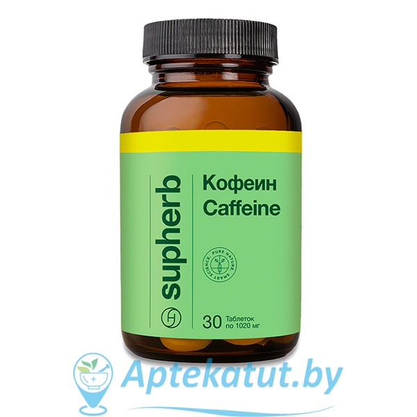 картинка Супхерб (Supherb) Кофеин, таб.1020мг №30  БАД