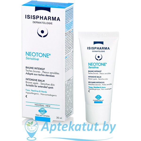 картинка SISPHARMA (Исисфарма) NEOTONE® Sensitive Бальзам от пигментных пятен для чувствительной кожи, 30мл