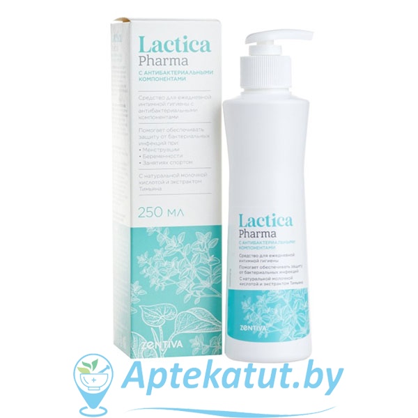 картинка Лосьон Лактика с экстрактом Тимьяна (LACTICA PHARMA с антибактериальными компонентами) 250 мл